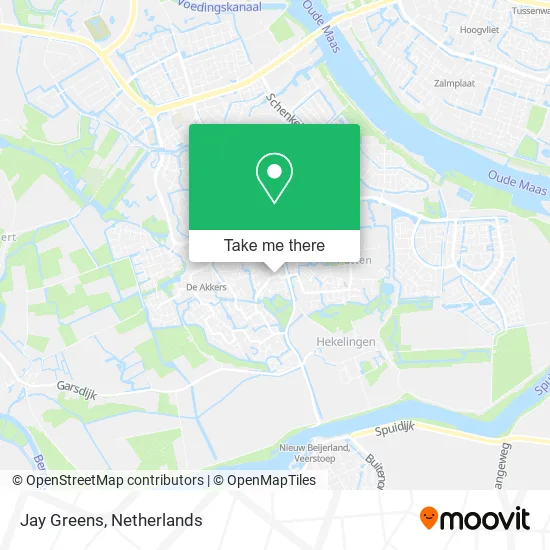 Jay Greens map