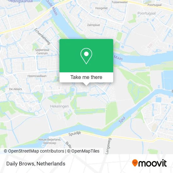 Daily Brows map