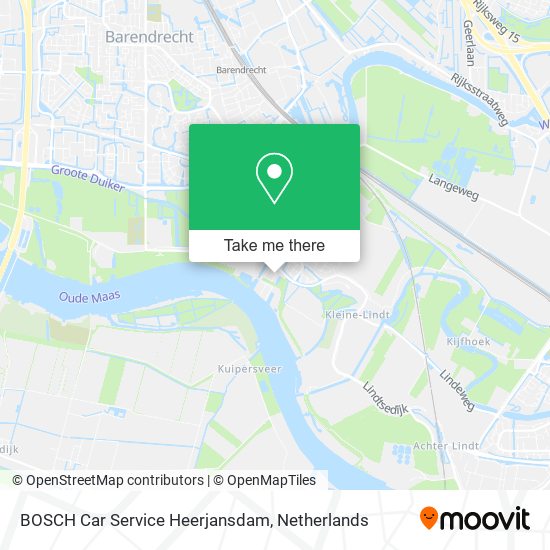 BOSCH Car Service Heerjansdam map