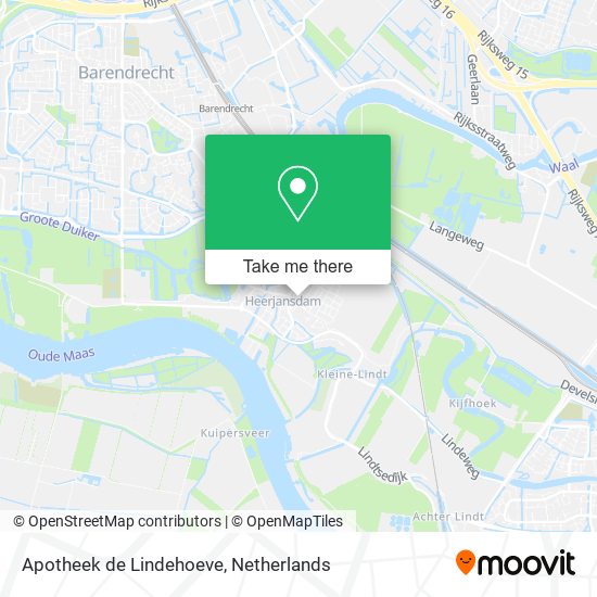 Apotheek de Lindehoeve map