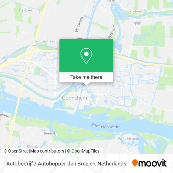 Autobedrijf / Autohopper den Breejen Karte
