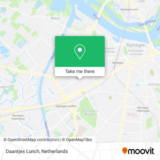 Daantjes Lunch map