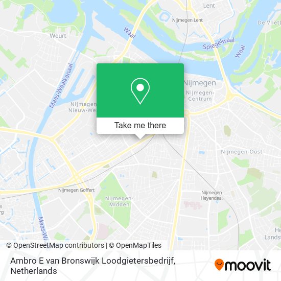 Ambro E van Bronswijk Loodgietersbedrijf map