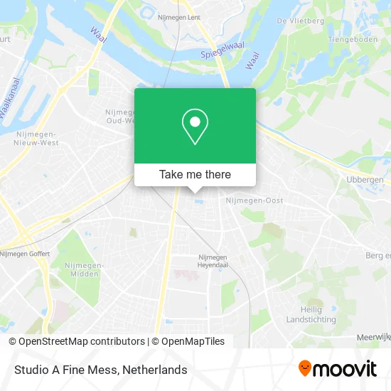 Studio A Fine Mess map