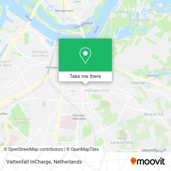 Vattenfall InCharge map