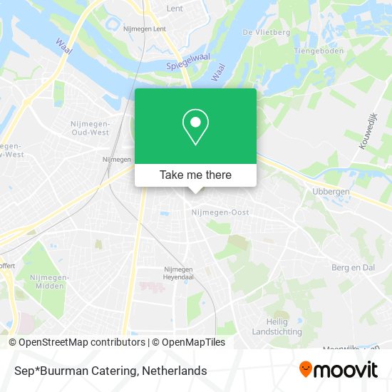 Sep*Buurman Catering map