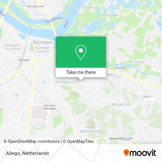 Allego map