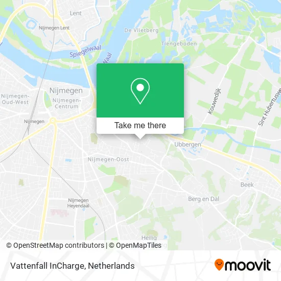 Vattenfall InCharge map