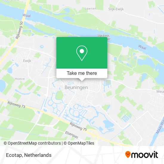 Ecotap map