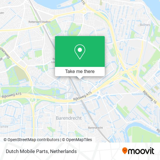 Dutch Mobile Parts map