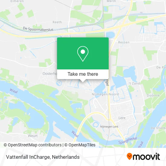 Vattenfall InCharge map