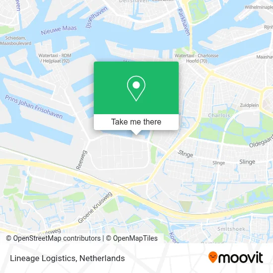 Lineage Logistics map