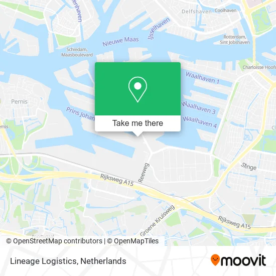 Lineage Logistics map