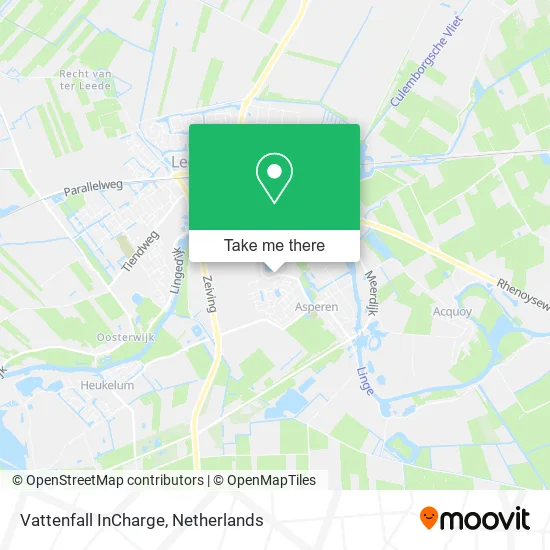 Vattenfall InCharge map