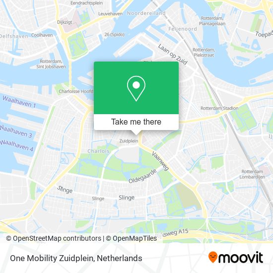 One Mobility Zuidplein map