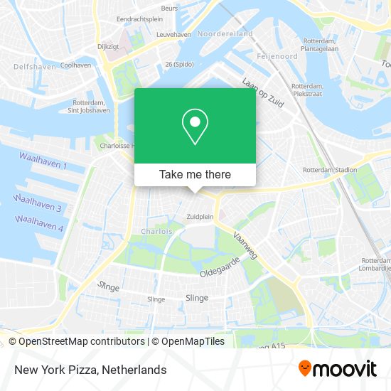 New York Pizza map