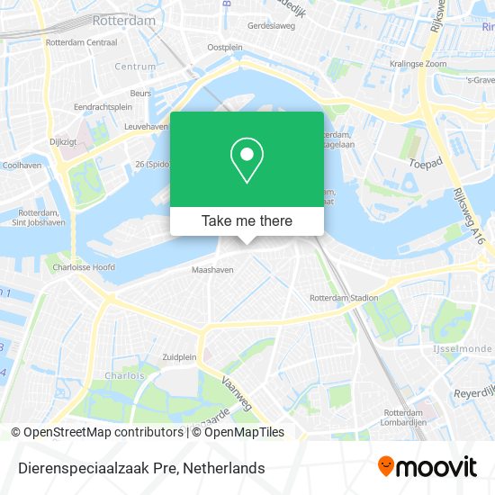 Dierenspeciaalzaak Pre map