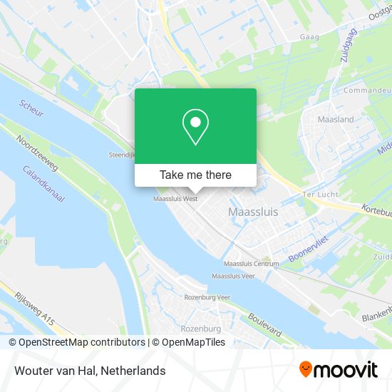 Wouter van Hal map