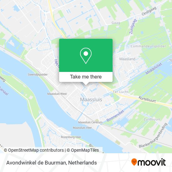 Avondwinkel de Buurman Karte