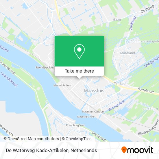De Waterweg Kado-Artikelen map