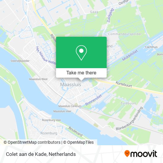 Colet aan de Kade map