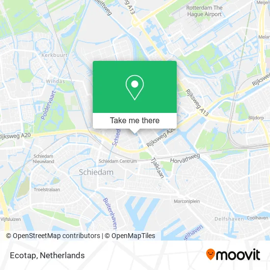 Ecotap map