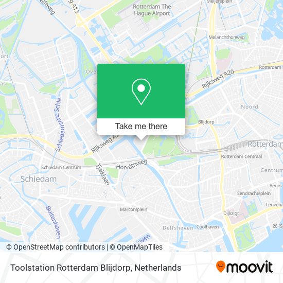 Toolstation Rotterdam Blijdorp map