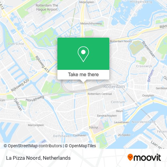 La Pizza Noord map