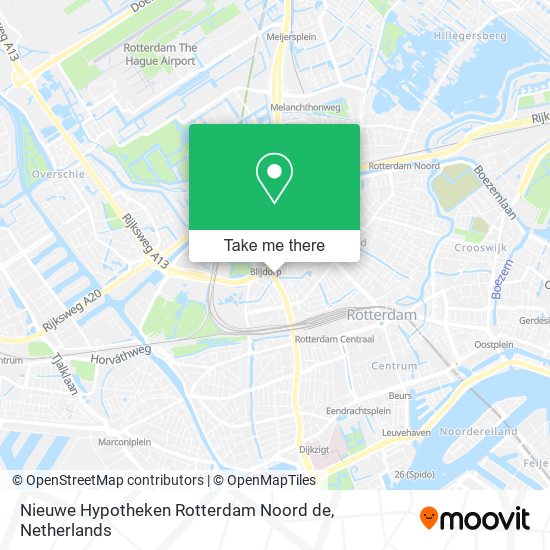 Nieuwe Hypotheken Rotterdam Noord de Karte