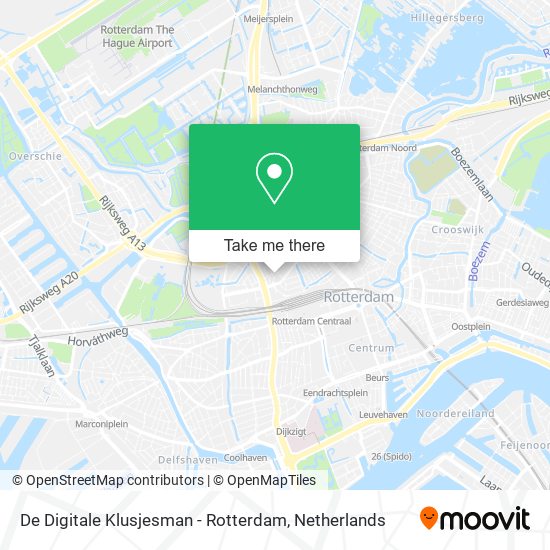 De Digitale Klusjesman - Rotterdam map