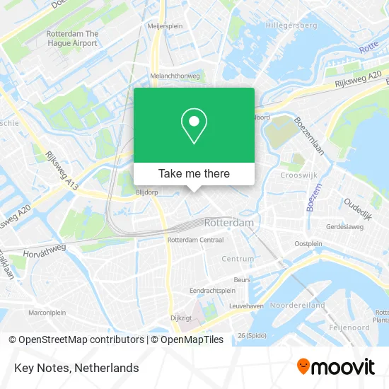 Key Notes map