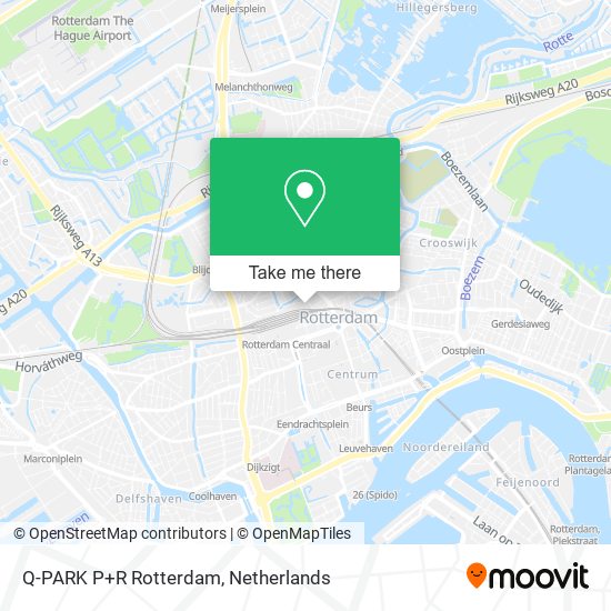 Q-PARK P+R Rotterdam map