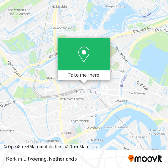 Kerk in Uitvoering map
