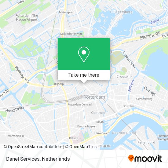 Danel Services map