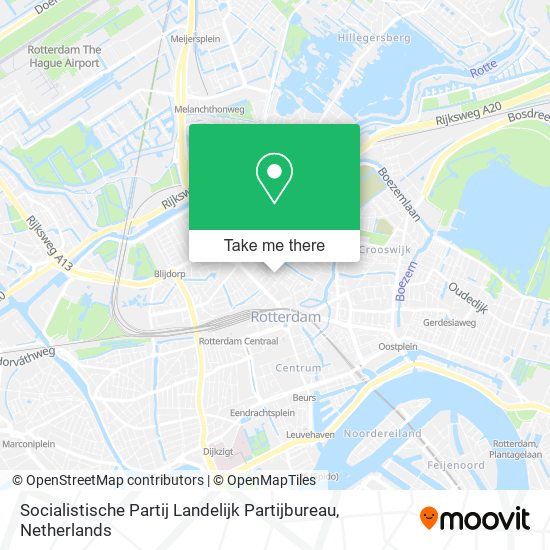 Socialistische Partij Landelijk Partijbureau map