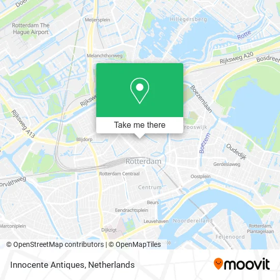 Innocente Antiques map