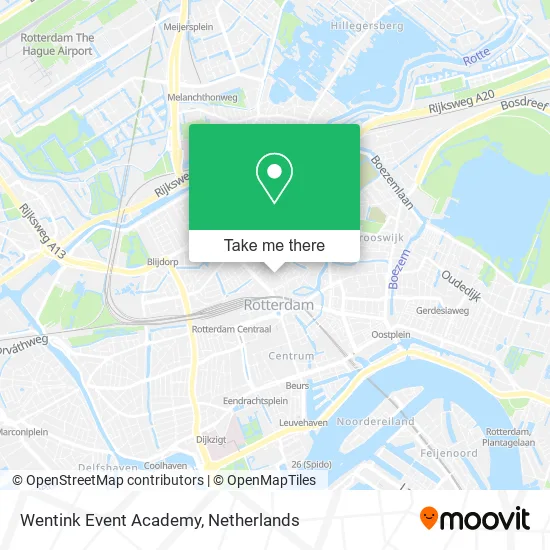 Wentink Event Academy map