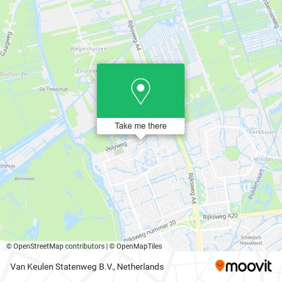 Van Keulen Statenweg B.V. map