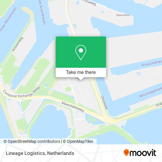 Lineage Logistics map