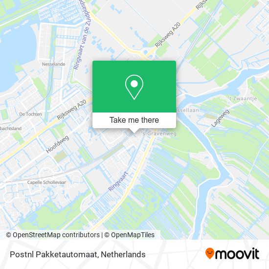 Postnl Pakketautomaat map