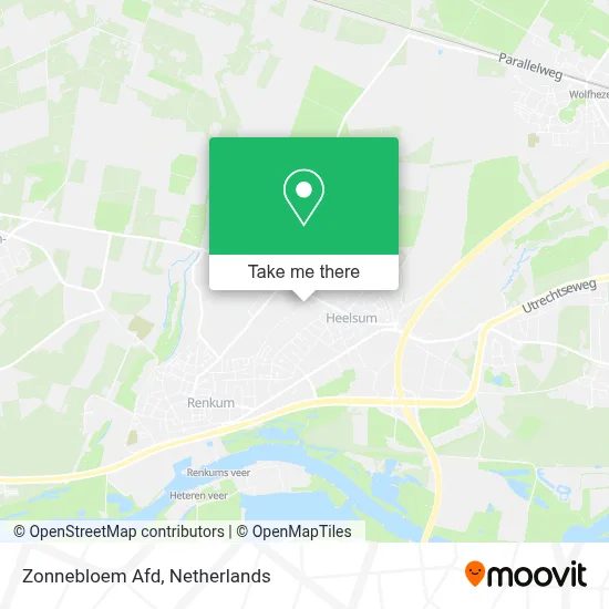 Zonnebloem Afd map