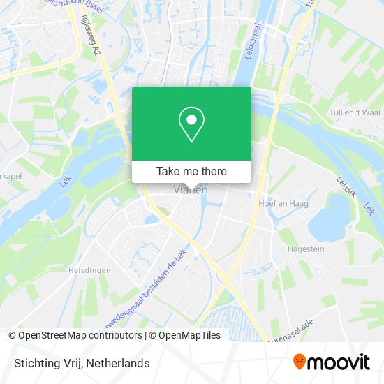 Stichting Vrij map