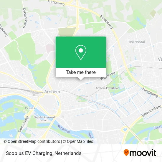 Scopius EV Charging map