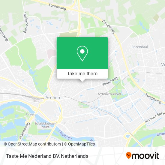 Taste Me Nederland BV map