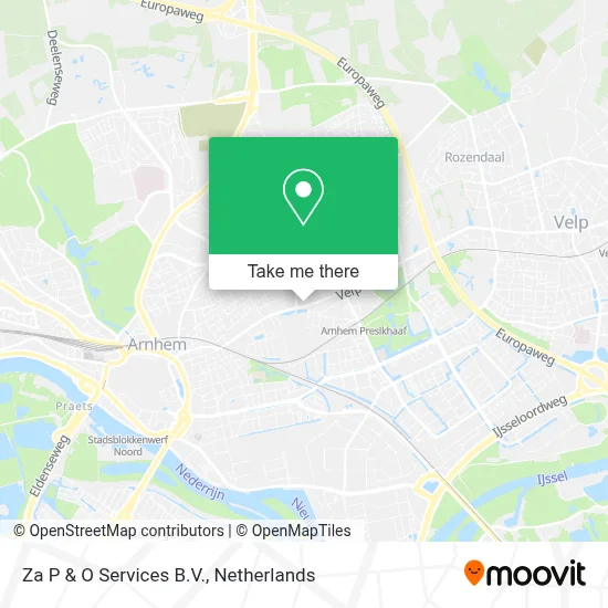 Za P & O Services B.V. map