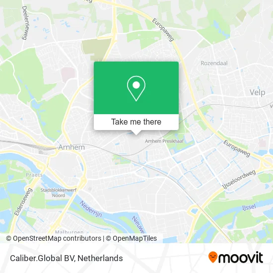 Caliber.Global BV map