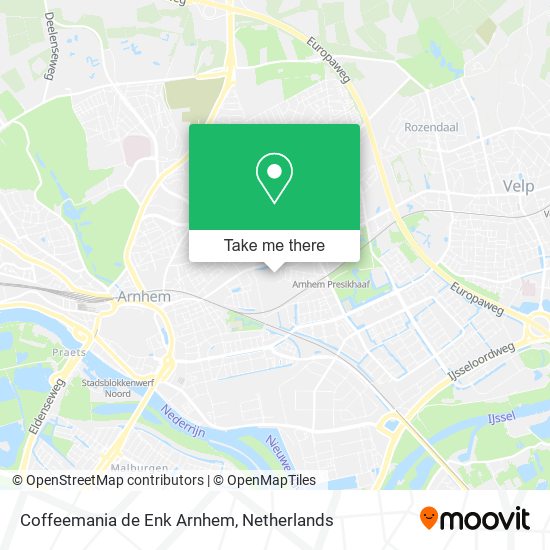 Coffeemania de Enk Arnhem map