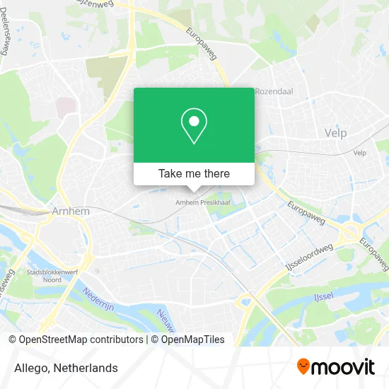 Allego map