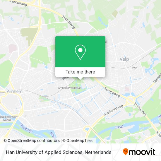 Han University of Applied Sciences map