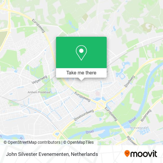 John Silvester Evenementen map